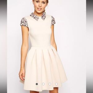 ASOS Embellished Collar Flirty Dress